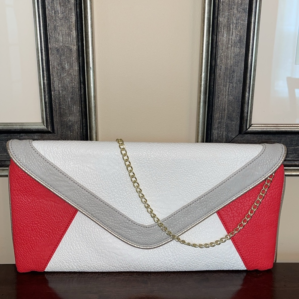 Steve Madden Color Block Crossbody/Clutch - image 1